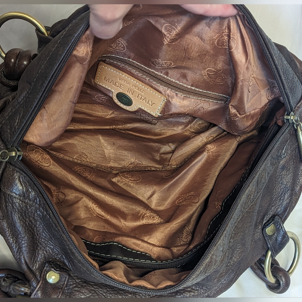 Brown Vera Pelle Avorio purse - Picture 3 of 10